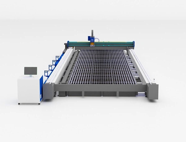 Hat Raylı Geniş Format Sac Fiber Lazer Kesim Makinesi